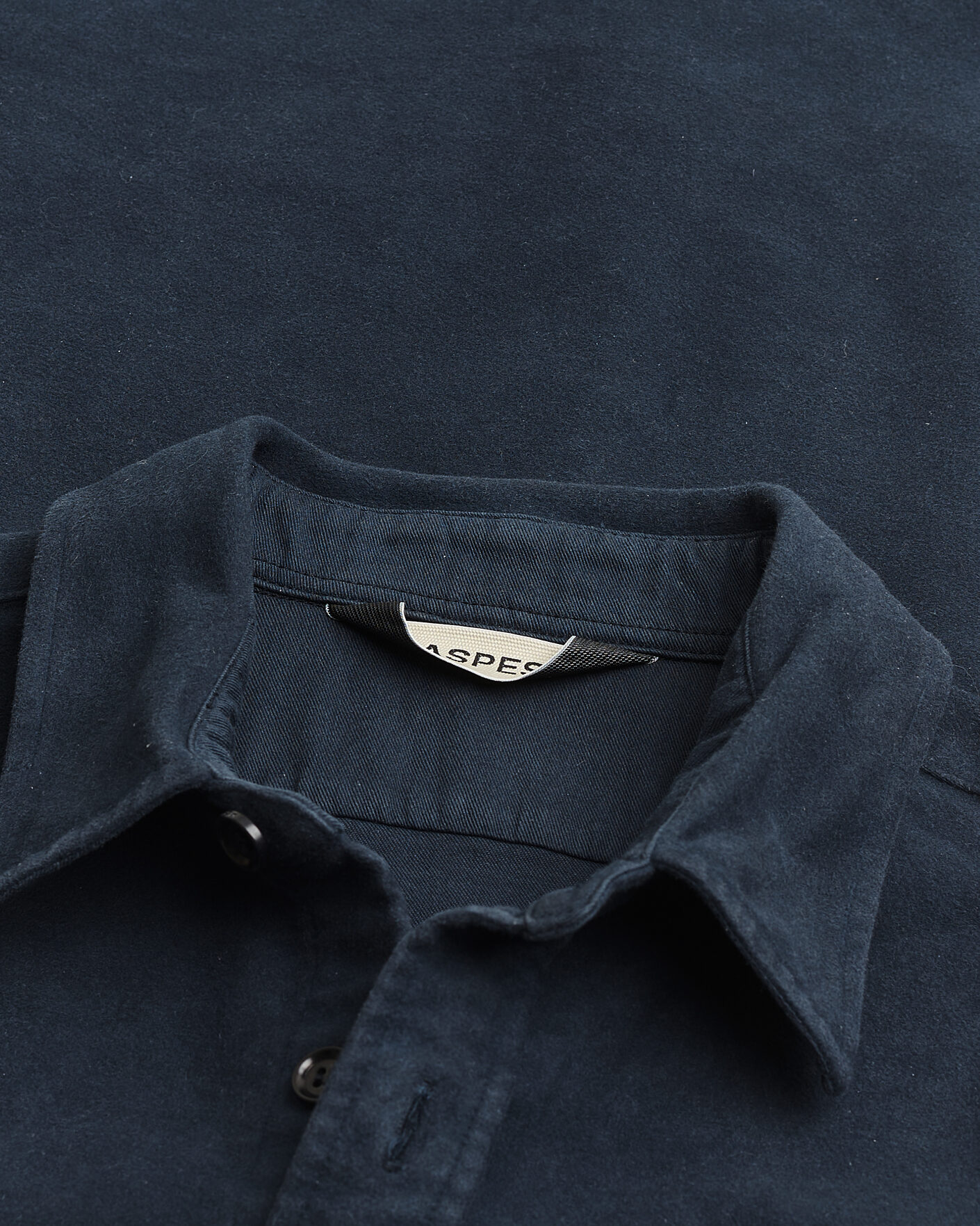 Uomini | Camicie Pre-owned | Pre-owned | Aspesi Moleskine Utility Shirt Navy XL
