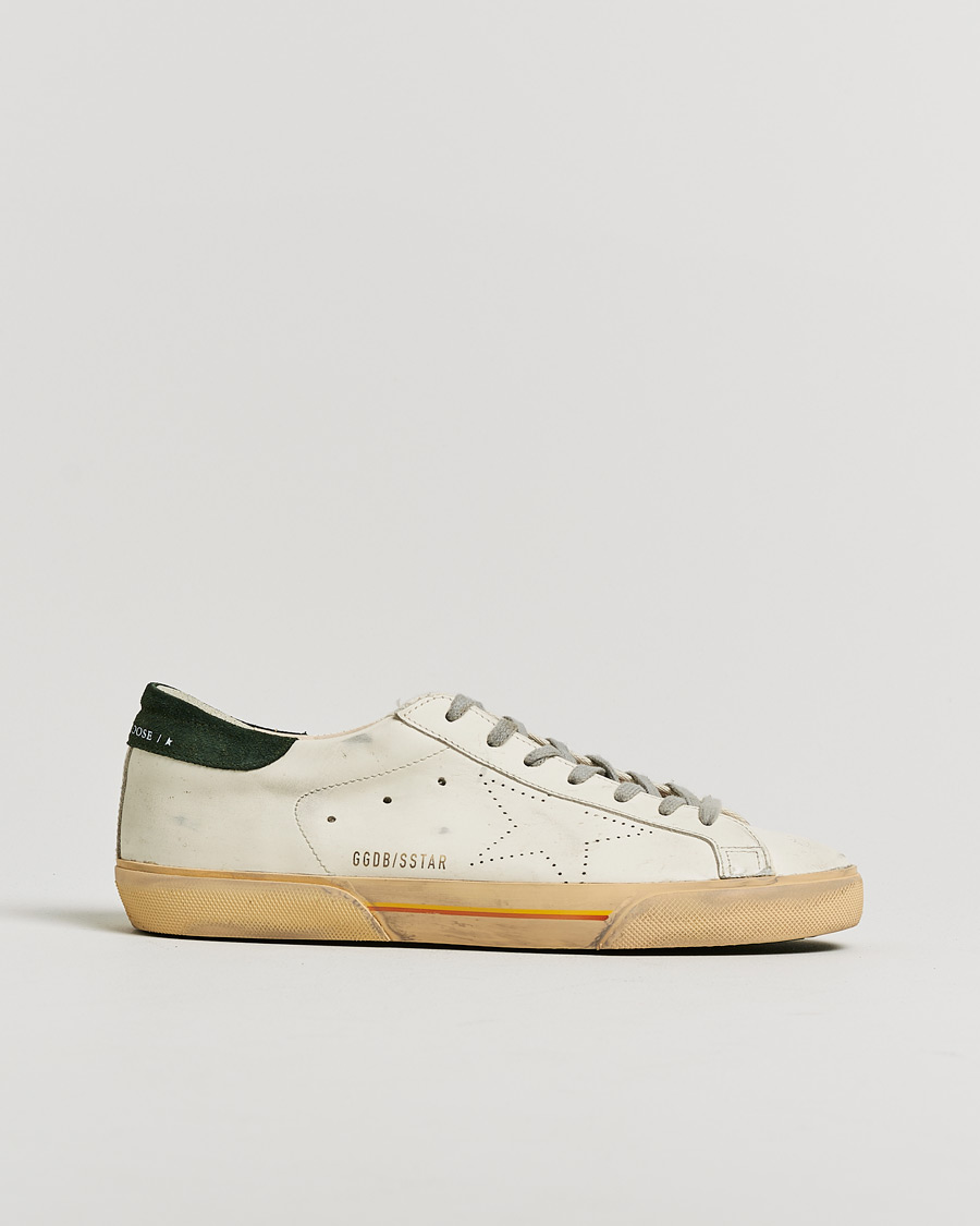 Uomini | Scarpe Pre-owned | Pre-owned | Golden Goose Super-Star Sneakers White/Green 42