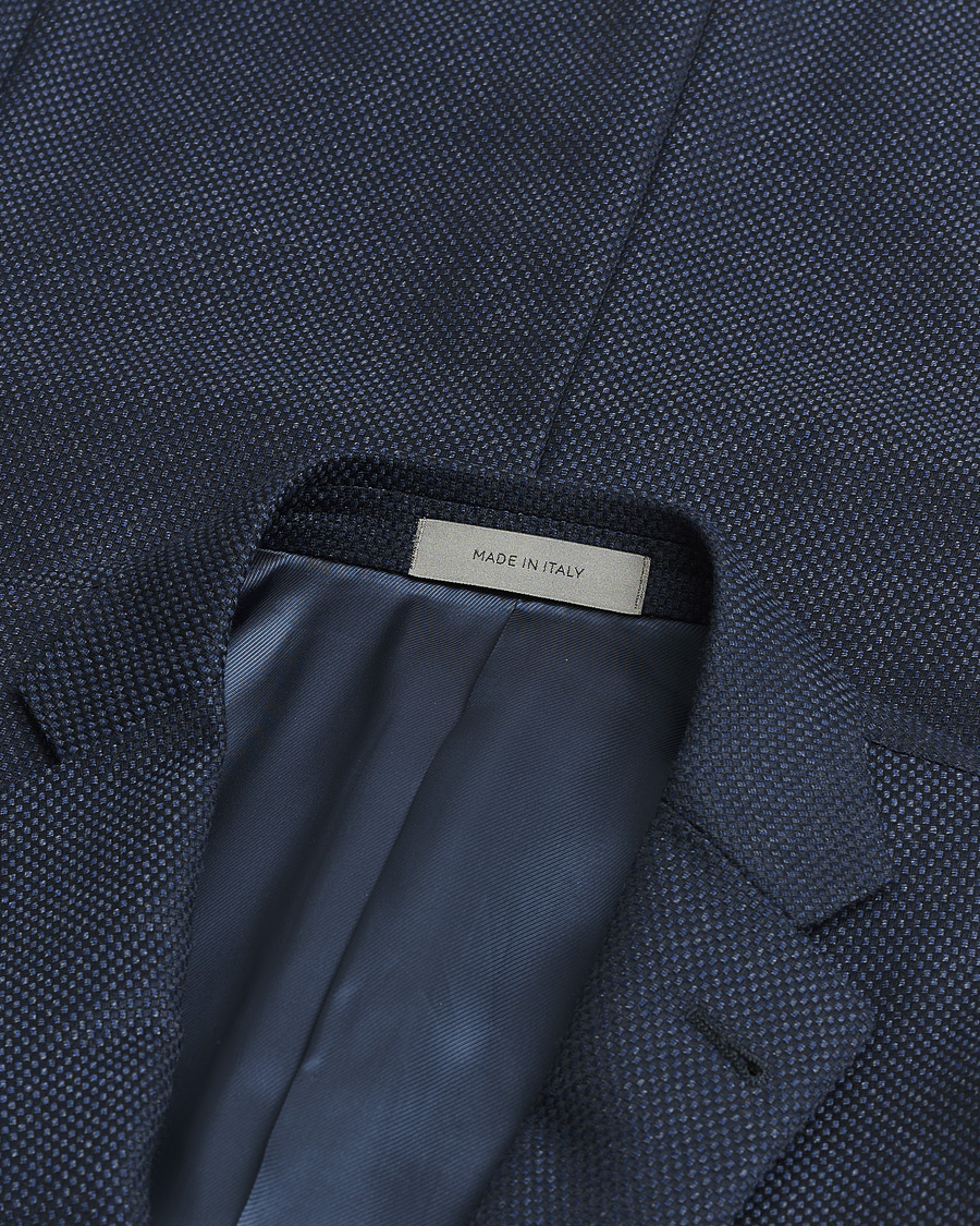 Uomini | Giacca da abito Pre-owned | Pre-owned | Corneliani Wool & Cashmere Blazer Navy 48