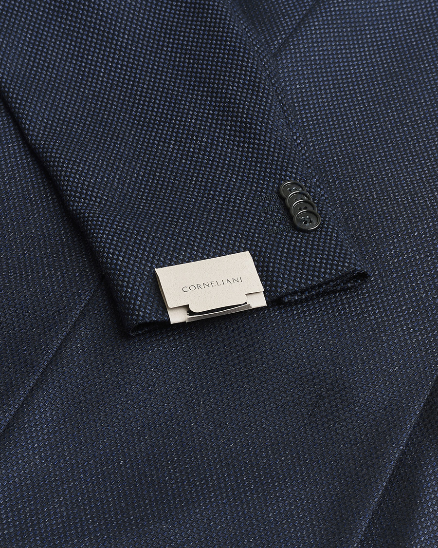 Uomini | Giacca da abito Pre-owned | Pre-owned | Corneliani Wool & Cashmere Blazer Navy 48