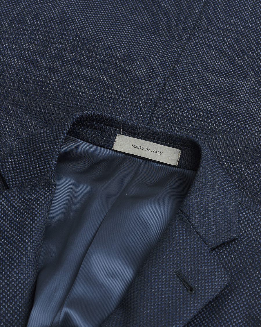 Uomini | Giacca da abito Pre-owned | Pre-owned | Corneliani Wool & Cashmere Blazer Navy 50
