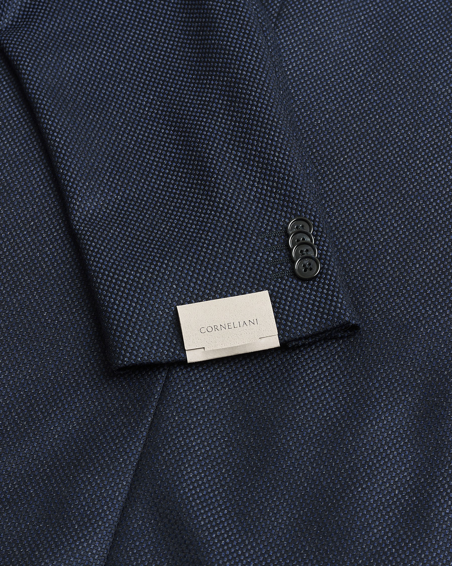 Uomini | Giacca da abito Pre-owned | Pre-owned | Corneliani Wool & Cashmere Blazer Navy 50