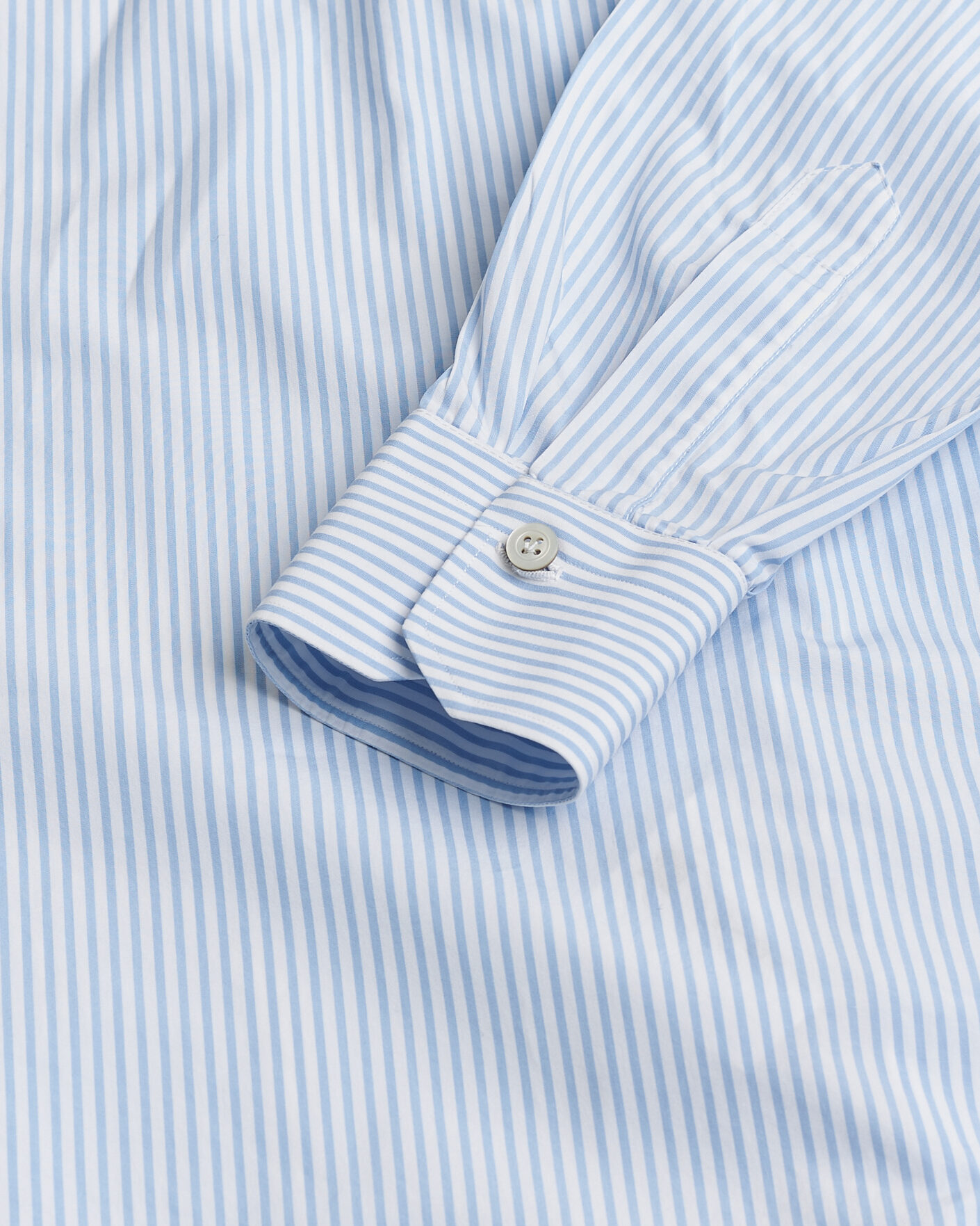 Uomini | Camicie Pre-owned | Pre-owned | Kiton Cotton Dress Shirt Light Blue Stripe 38 - S