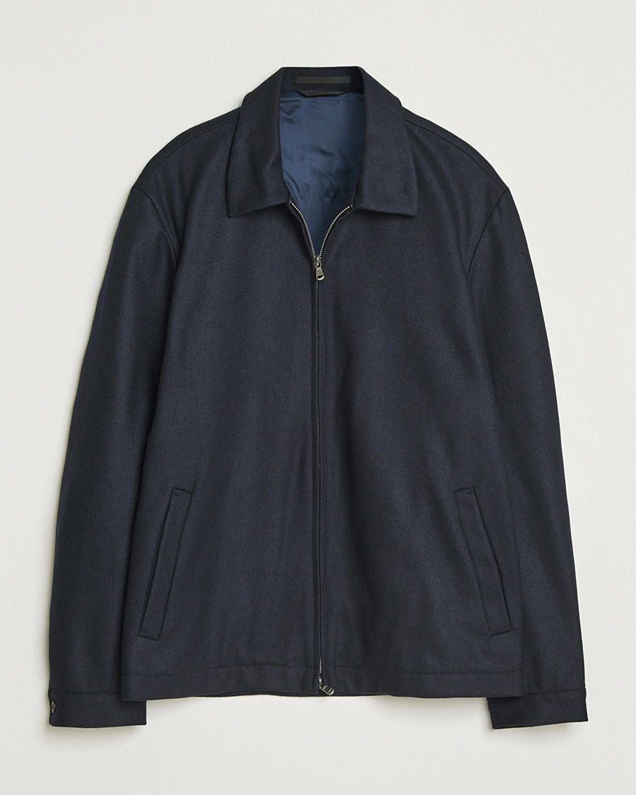 Uomini | Giacche Pre-owned | Pre-owned | Sunspel Boiled Wool Jersey Jacket Navy M