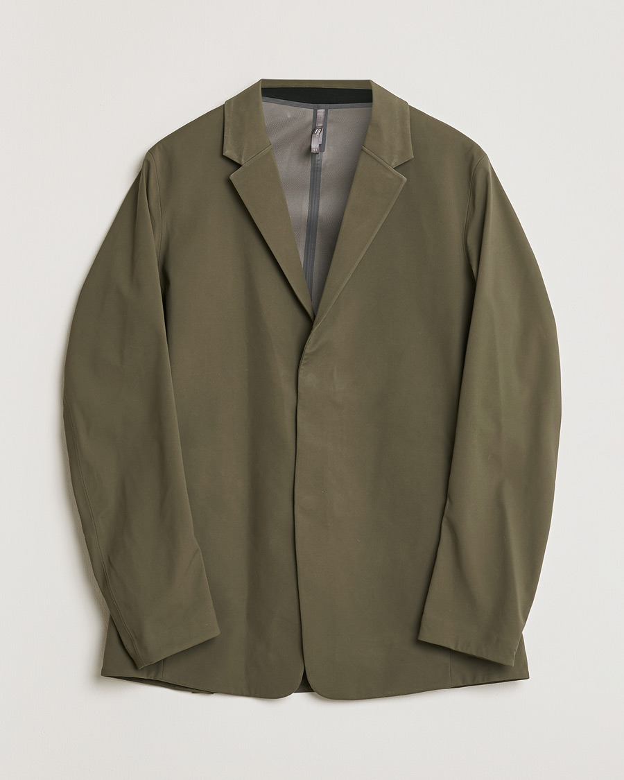 Uomini | Giacca da abito Pre-owned | Pre-owned | Arc'teryx Veilance Water Repellent Blazer Green M