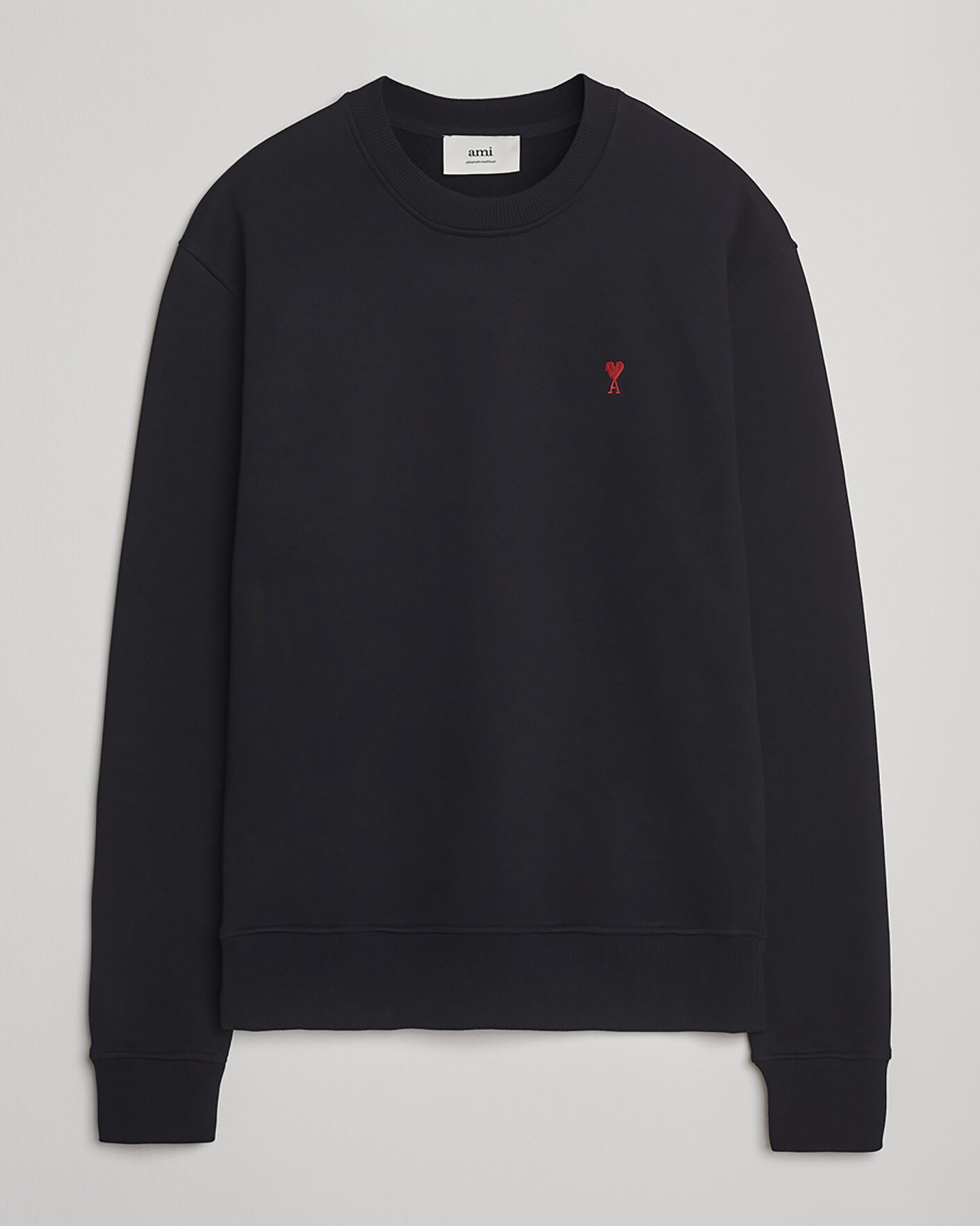 Uomini | Maglioni Pre-owned | Pre-owned | AMI Heart Logo Sweatshirt Black M