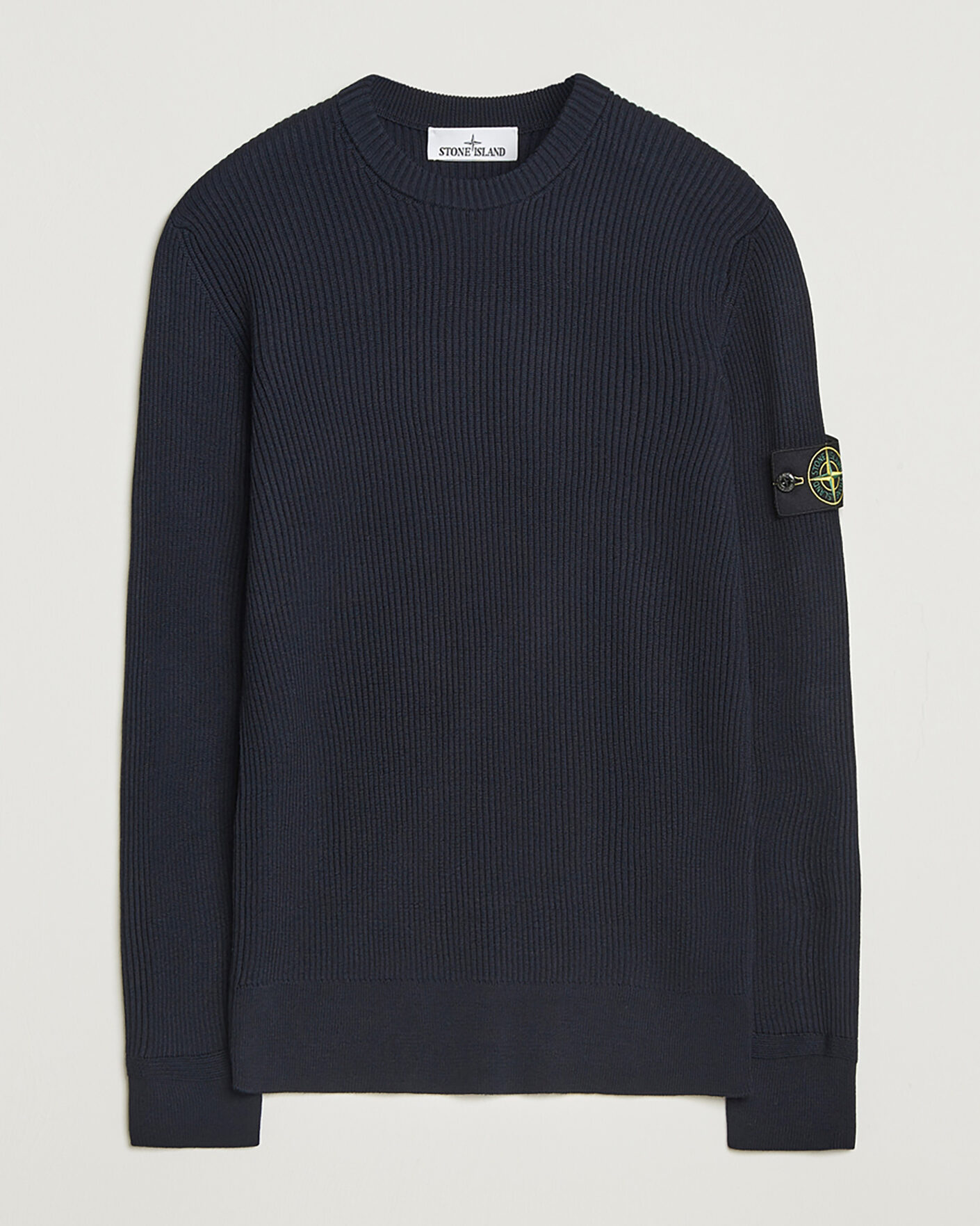 Uomini | Maglioni Pre-owned | Pre-owned | Stone Island Full Rib Crewneck Navy S
