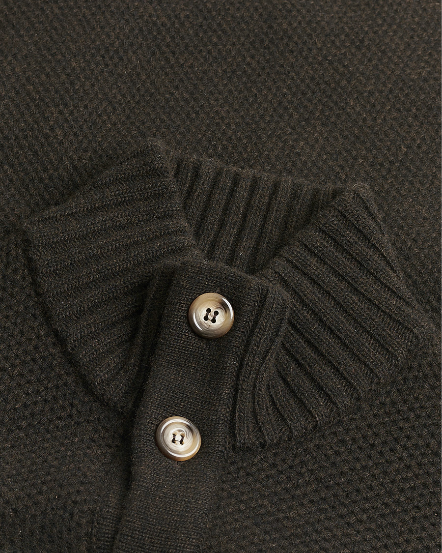 Uomini | Maglioni Pre-owned | Pre-owned | Morgano Heavy Knitted Wool/Cashmere Cardigan Dark Brown M