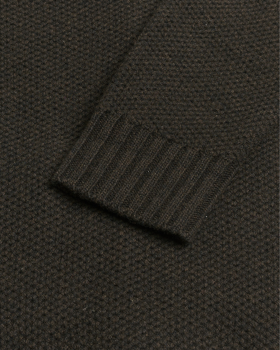 Uomini | Maglioni Pre-owned | Pre-owned | Morgano Heavy Knitted Wool/Cashmere Cardigan Dark Brown M