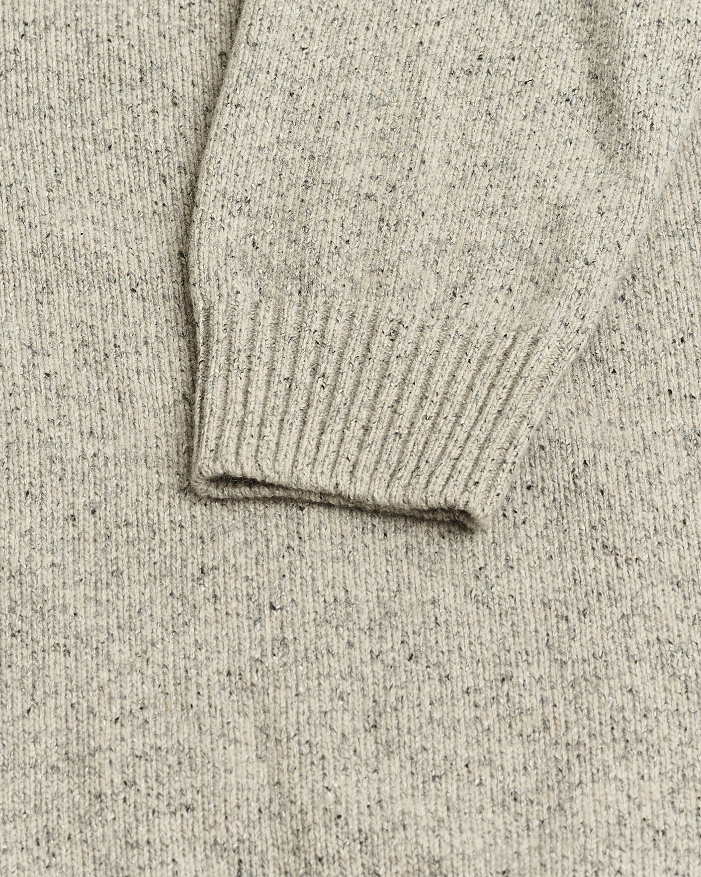 Uomini | Maglioni Pre-owned | Pre-owned | Gran Sasso Cashmere & Silk Blend Crew Neck Grey Melange 48