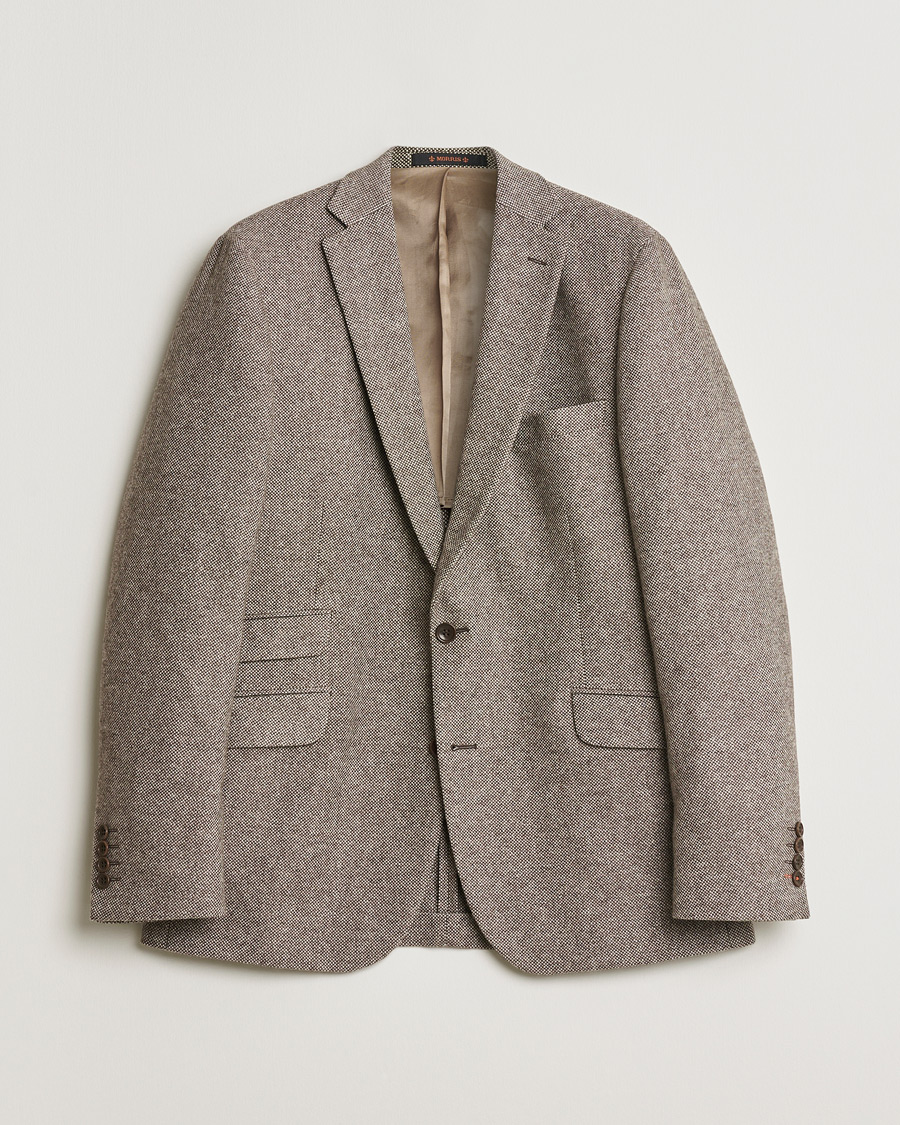Uomini | Giacca da abito Pre-owned | Pre-owned | Morris Soft Wool Blazer Brown 54