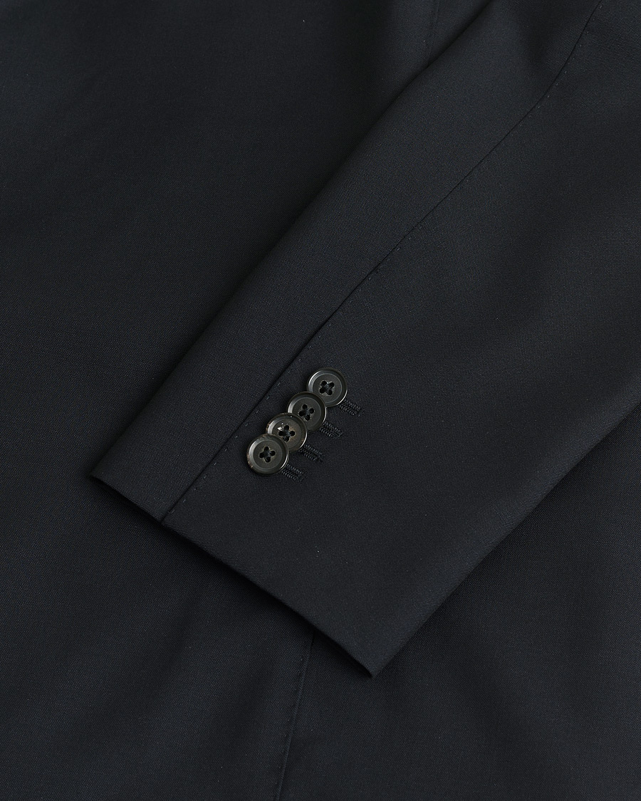 Uomini | Caruso Mohair Blend Aida 3-Piece Suit Navy 50 | Pre-owned | Caruso Mohair Blend Aida 3-Piece Suit Navy 50