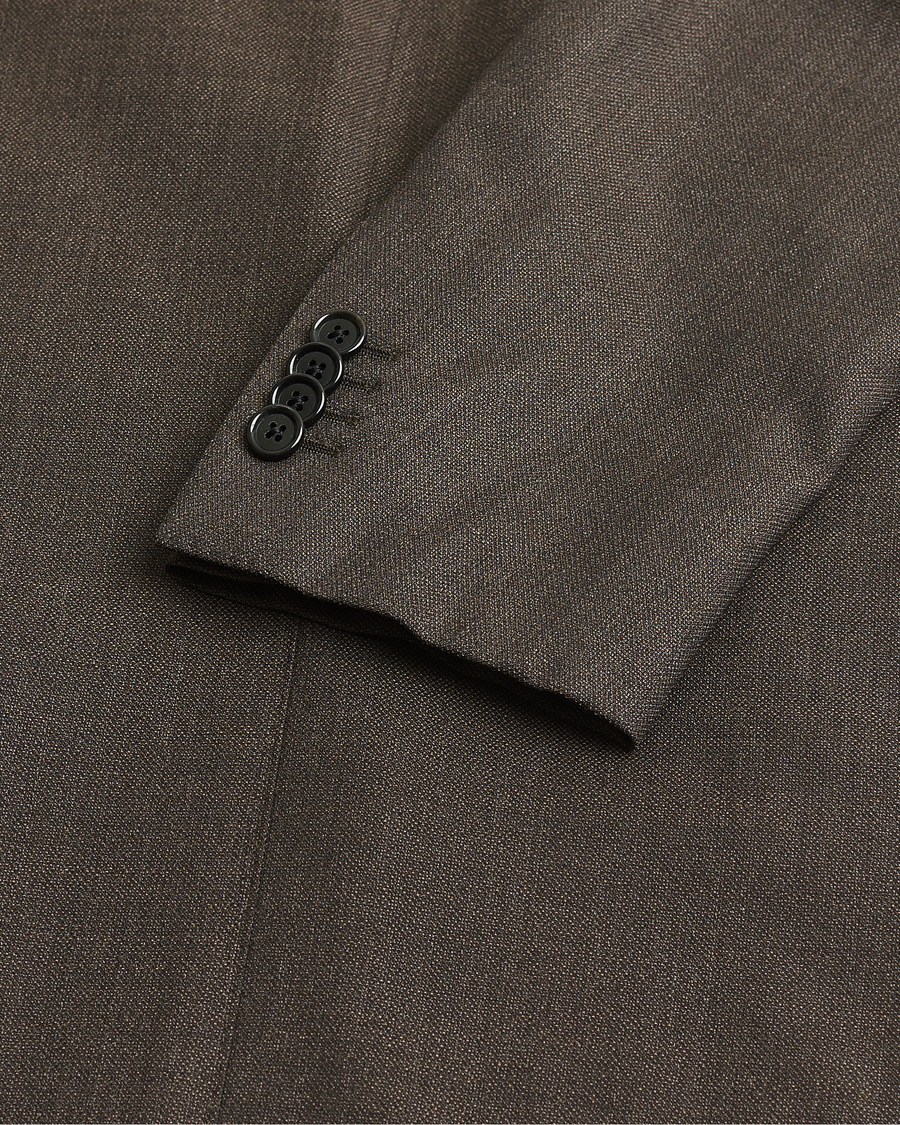Uomini | Caruso Wool & Cashmere Suit Brown 48 | Pre-owned | Caruso Wool & Cashmere Suit Brown 48