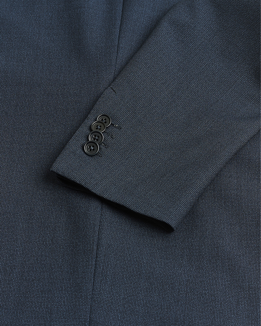 Uomini | Abiti Pre-owned | Pre-owned | Caruso 120s Wool Suit Dark Blue 48
