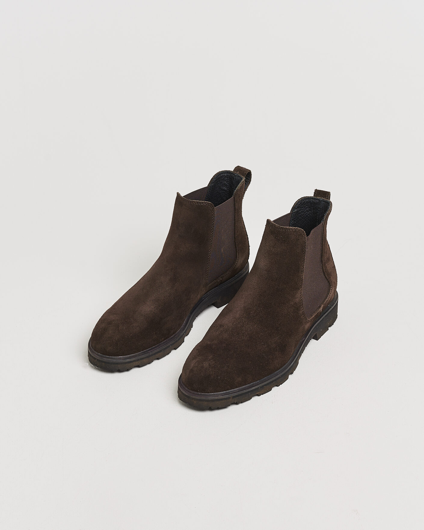 Uomini | Scarpe Pre-owned | Pre-owned | UBR Thunder Chelsea Suede Boot Dark Brown 43