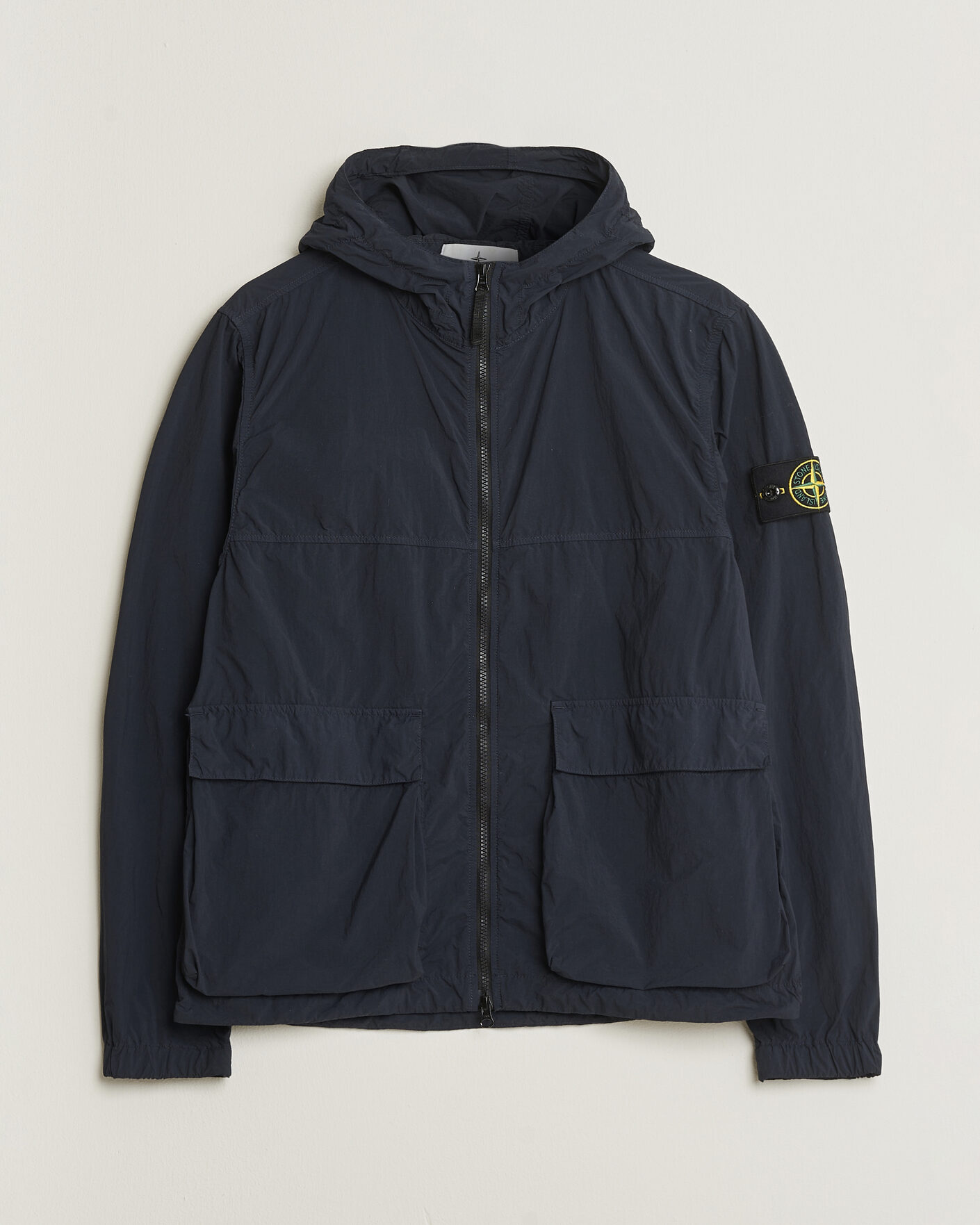 Uomini | Giacche Pre-owned | Pre-owned | Stone Island Nylon Smerigliato-TC Short Parka Navy M