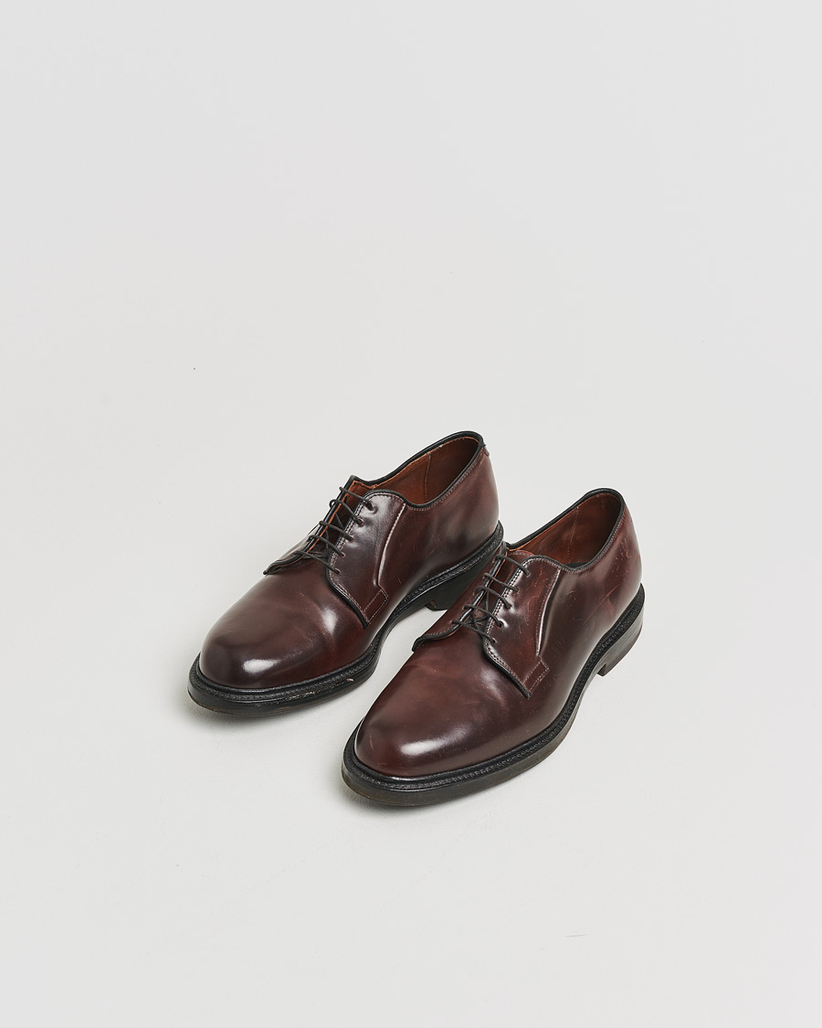 Uomini | Scarpe con cuciture Goodyear Pre-owned | Pre-owned | Allen Edmonds Leeds Shell Cordovan Derby Burgundy US8,5 - EU42