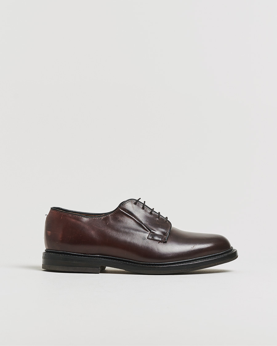 Uomini | Allen Edmonds Leeds Shell Cordovan Derby Burgundy US8,5 - EU42 | Pre-owned | Allen Edmonds Leeds Shell Cordovan Derby Burgundy US8,5 - EU42