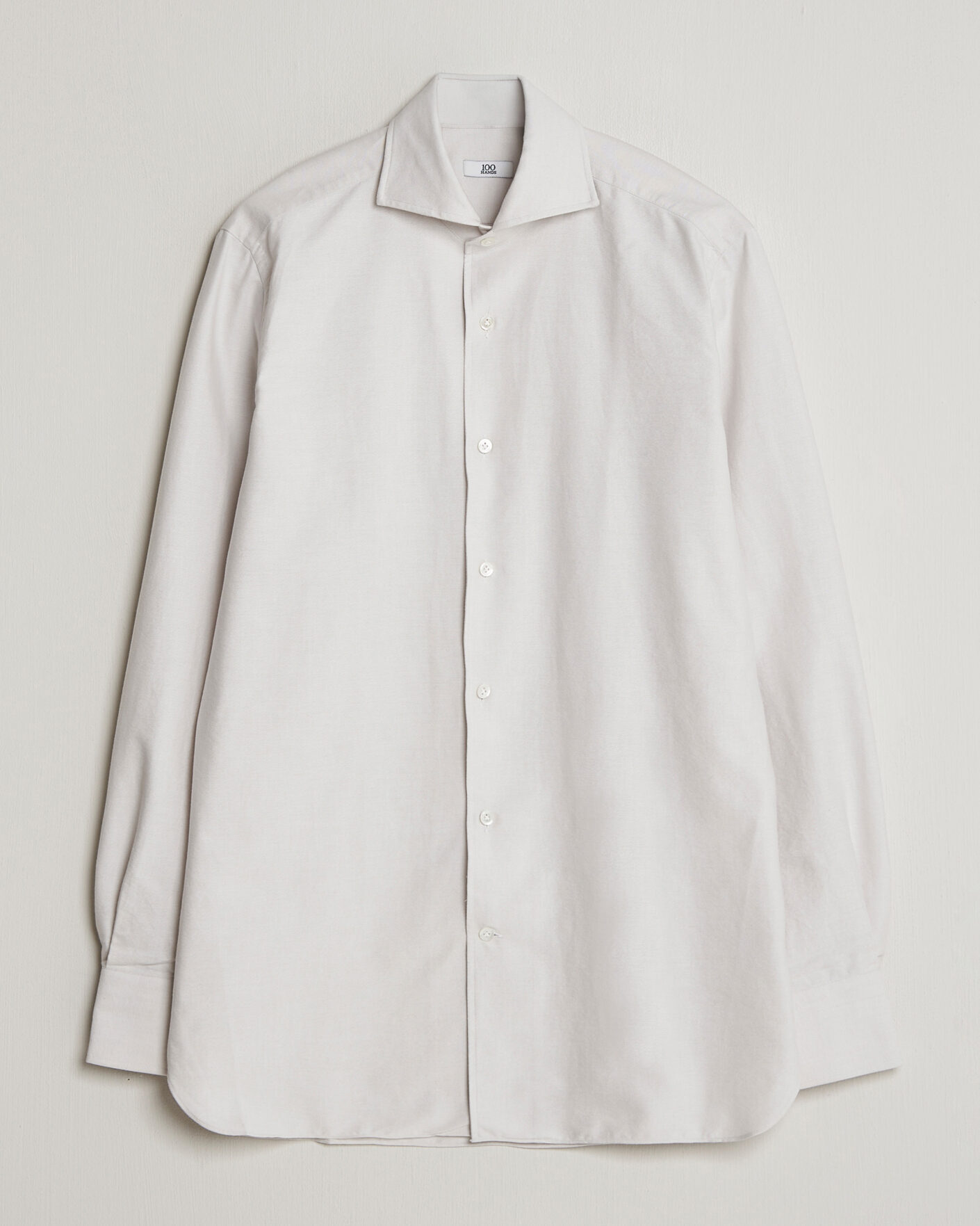 Uomini | Camicie Pre-owned | Pre-owned | 100Hands Washed Oxford Shirt Grey 41/16