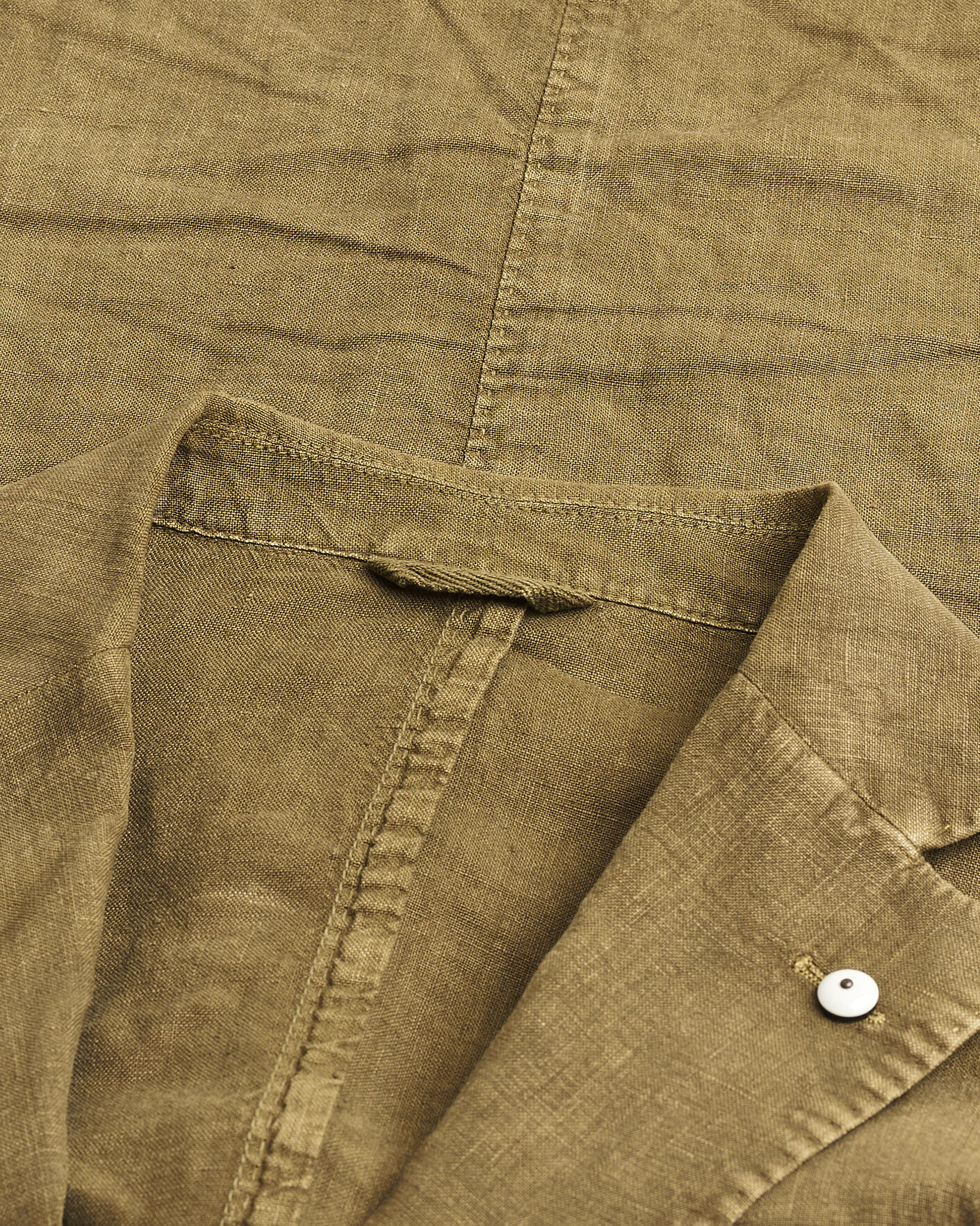 Uomini | Giacca da abito Pre-owned | Pre-owned | L.B.M. 1911 Jack Regular Fit Linen Blazer Olive 46