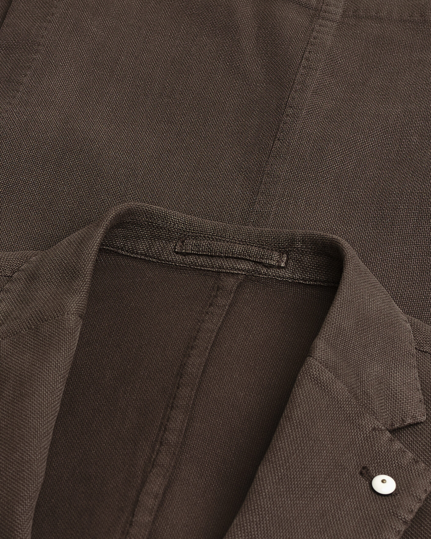 Uomini | L.B.M. 1911 Jack Regular Fit Structured Cotton Blazer Brown 50 | Pre-owned | L.B.M. 1911 Jack Regular Fit Structured Cotton Blazer Brown 50