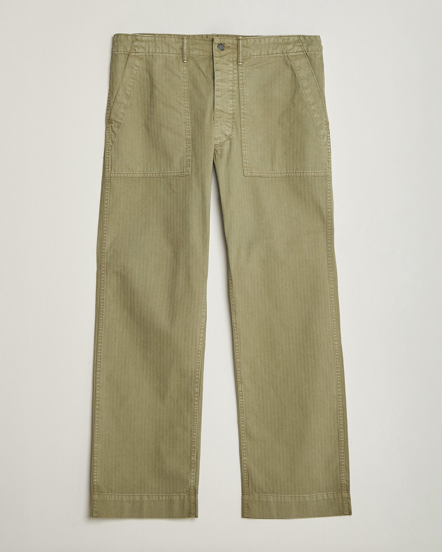 Uomini | Pantaloni Pre-owned | Pre-owned | RRL Army Utility Pants Brewster Green W33
