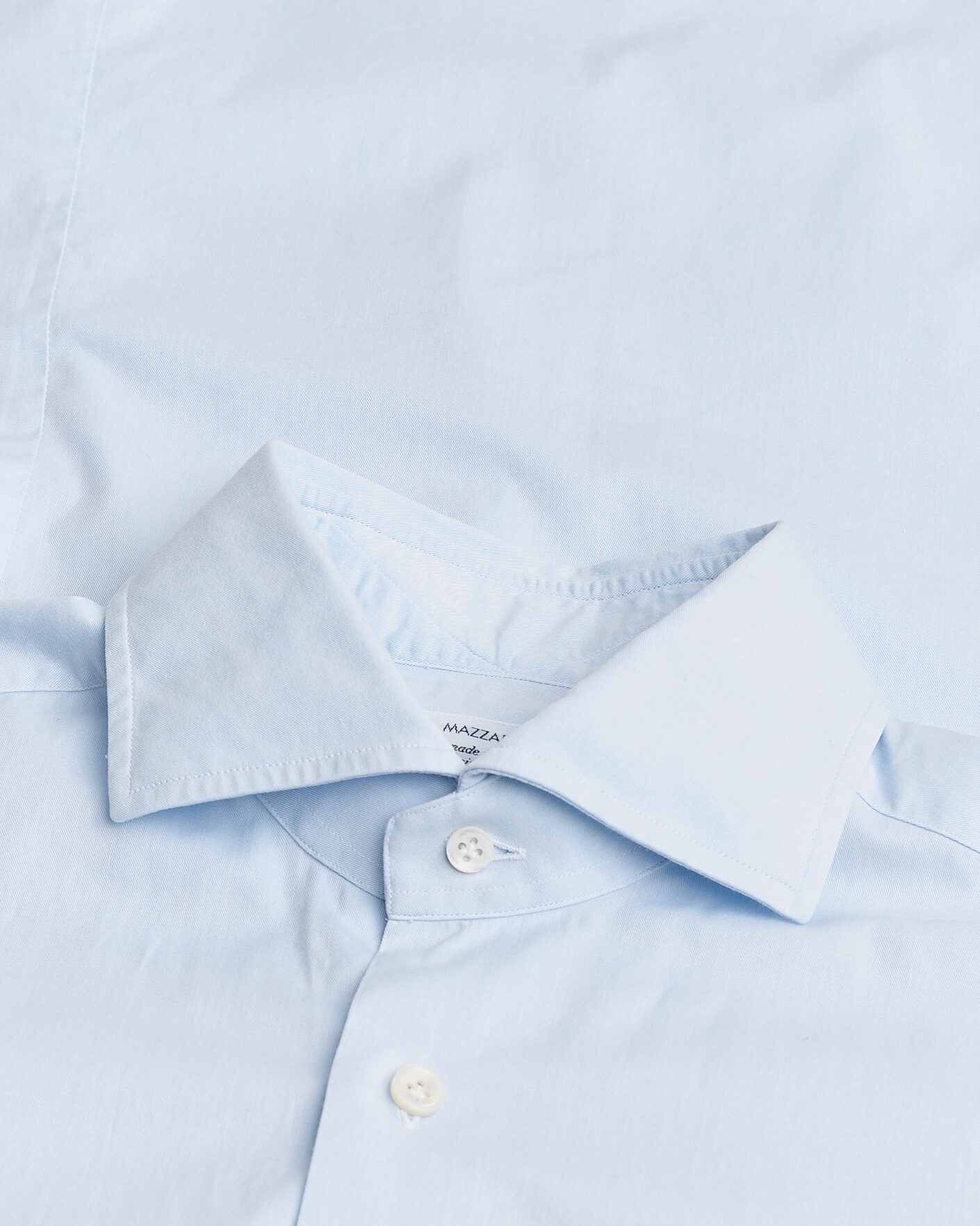 Uomini | Camicie Pre-owned | Pre-owned | Mazzarelli Soft Cotton Shirt Light Blue 39 - M