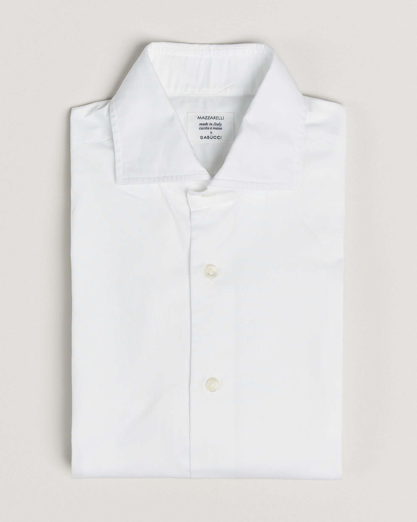 Uomini | Camicie Pre-owned | Pre-owned | Mazzarelli Soft Cotton Shirt White 39 - M