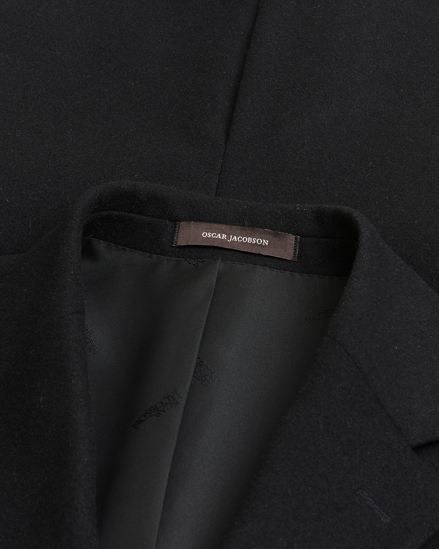 Uomini | Giacche Pre-owned | Pre-owned | Oscar Jacobson Sonny Wool Coat Black 48