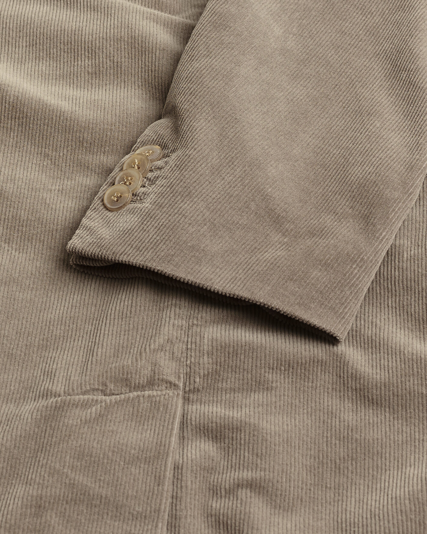 Uomini | Giacca da abito Pre-owned | Pre-owned | Sunspel Relaxed Corduroy Blazer Taupe UK42 - EU52