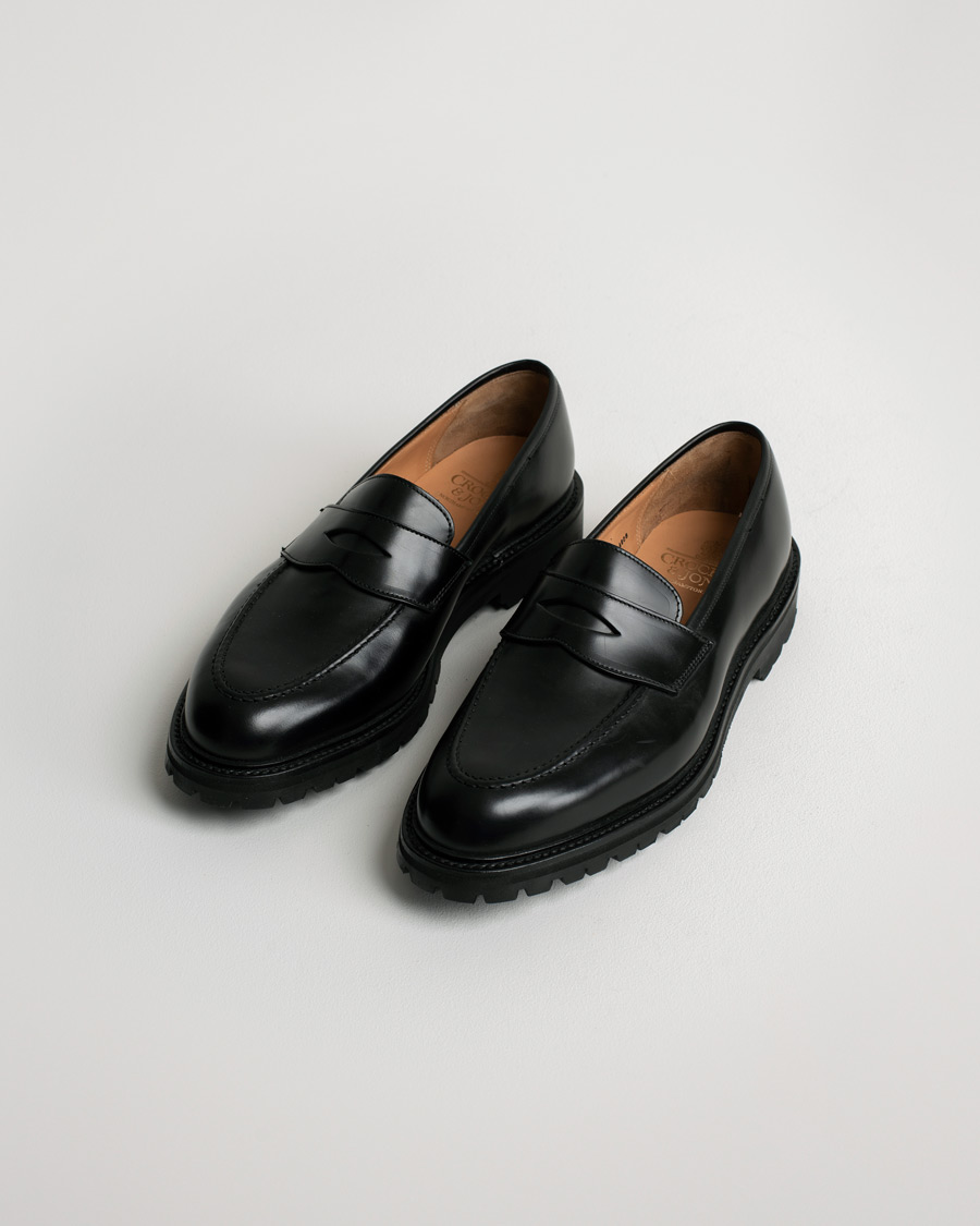 Uomini | Crockett & Jones Henley Vibram Loafer UK8 - EU42 | Pre-owned | Crockett & Jones Henley Vibram Loafer UK8 - EU42