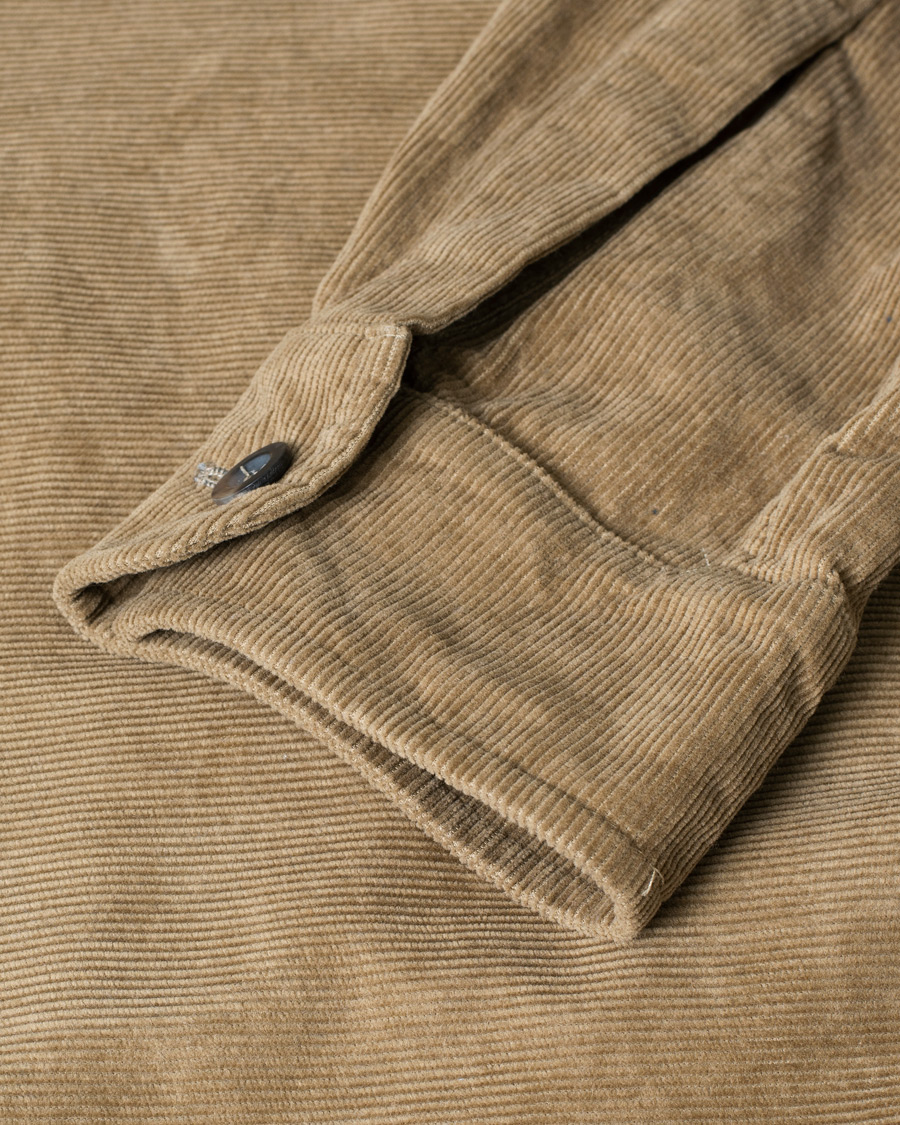 Uomini | Private White V.C. Manchester Overshirt Beige | Pre-owned | Private White V.C. Manchester Overshirt Beige