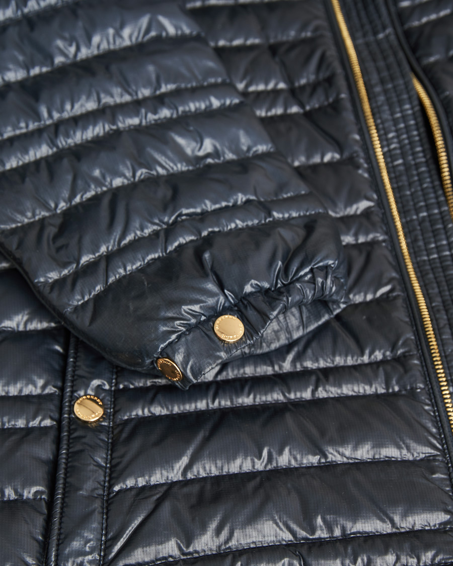 Uomini | Burberry Lightweight Down Jacket Navy M | Pre-owned | Burberry Lightweight Down Jacket Navy M