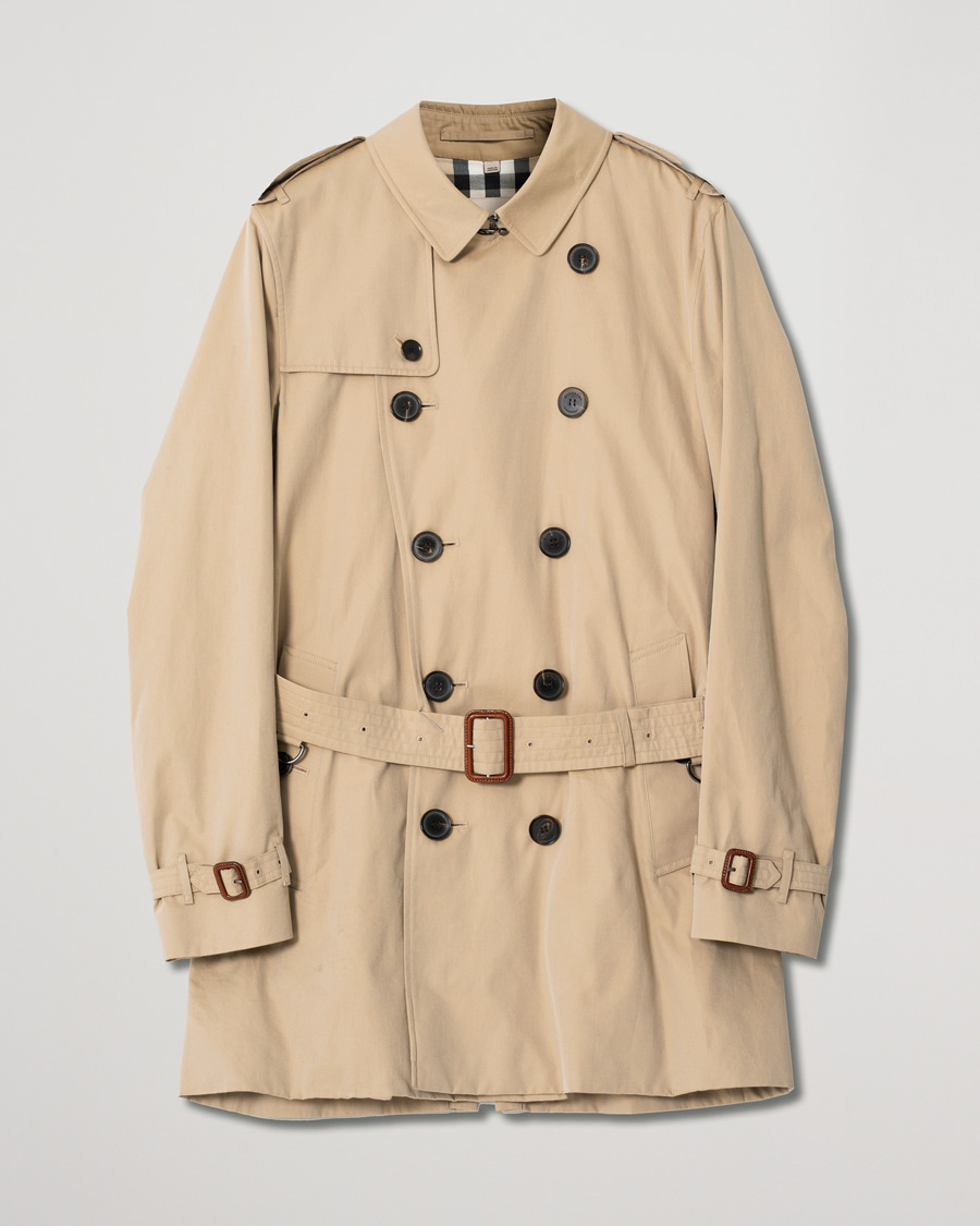 Uomini | Burberry Britton Trenchcoat Beige | Pre-owned | Burberry Britton Trenchcoat Beige