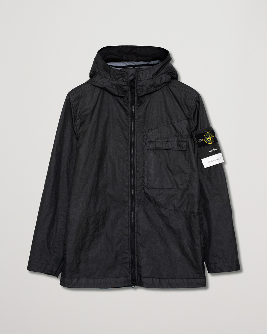 Uomini | Stone Island Membrana 3L TC Jacket Black S | Pre-owned | Stone Island Membrana 3L TC Jacket Black S