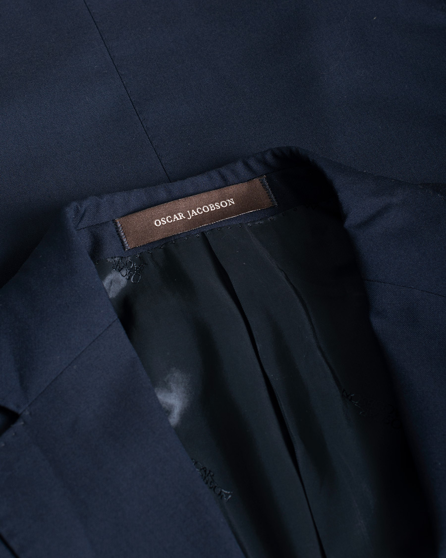 Uomini | Oscar Jacobson Edmund Wool Suit Blue | Pre-owned | Oscar Jacobson Edmund Wool Suit Blue