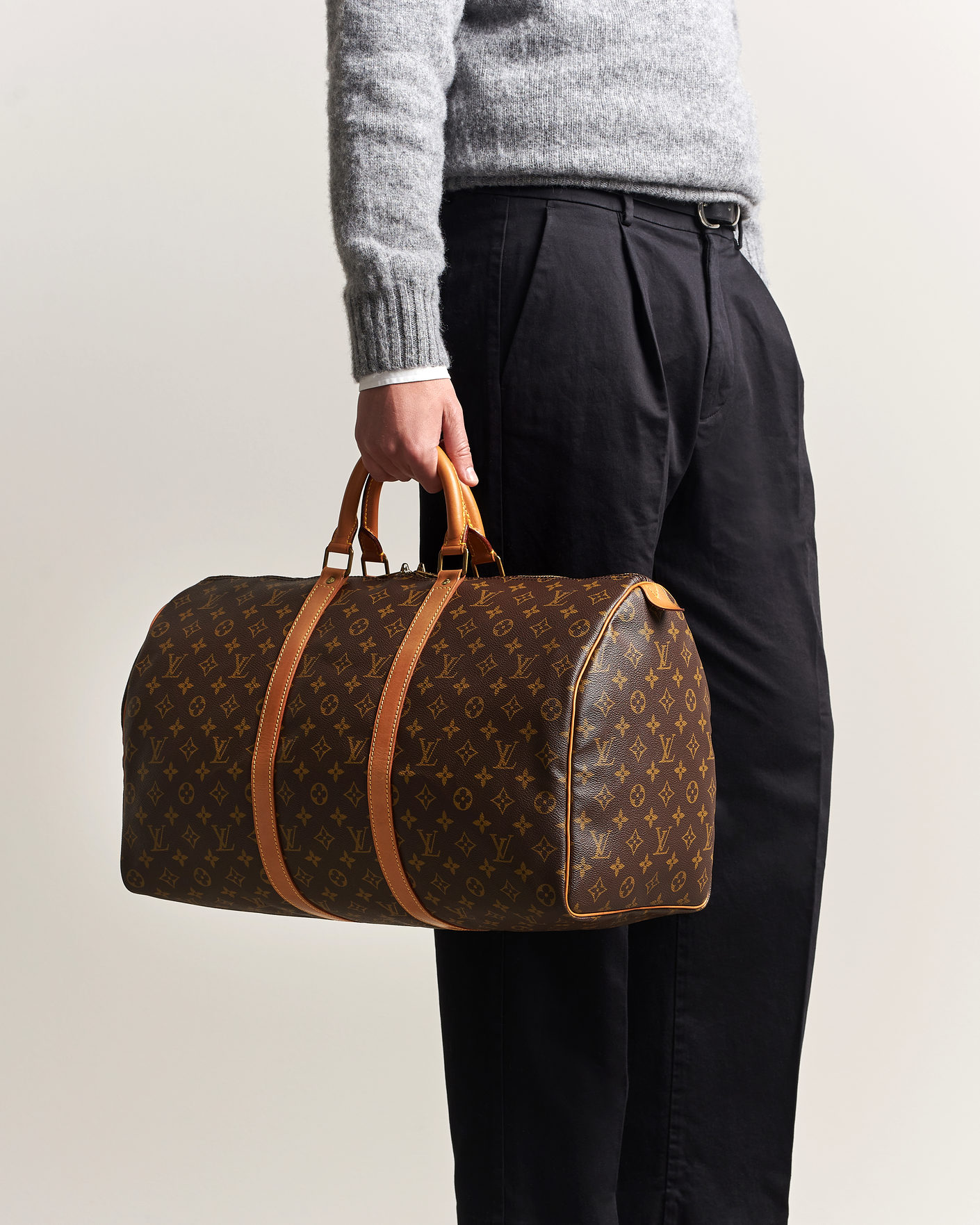 Uomini | Louis Vuitton Pre-Owned Keepall 50 Bag Monogram  | Louis Vuitton Pre-Owned | Keepall 50 Bag Monogram 