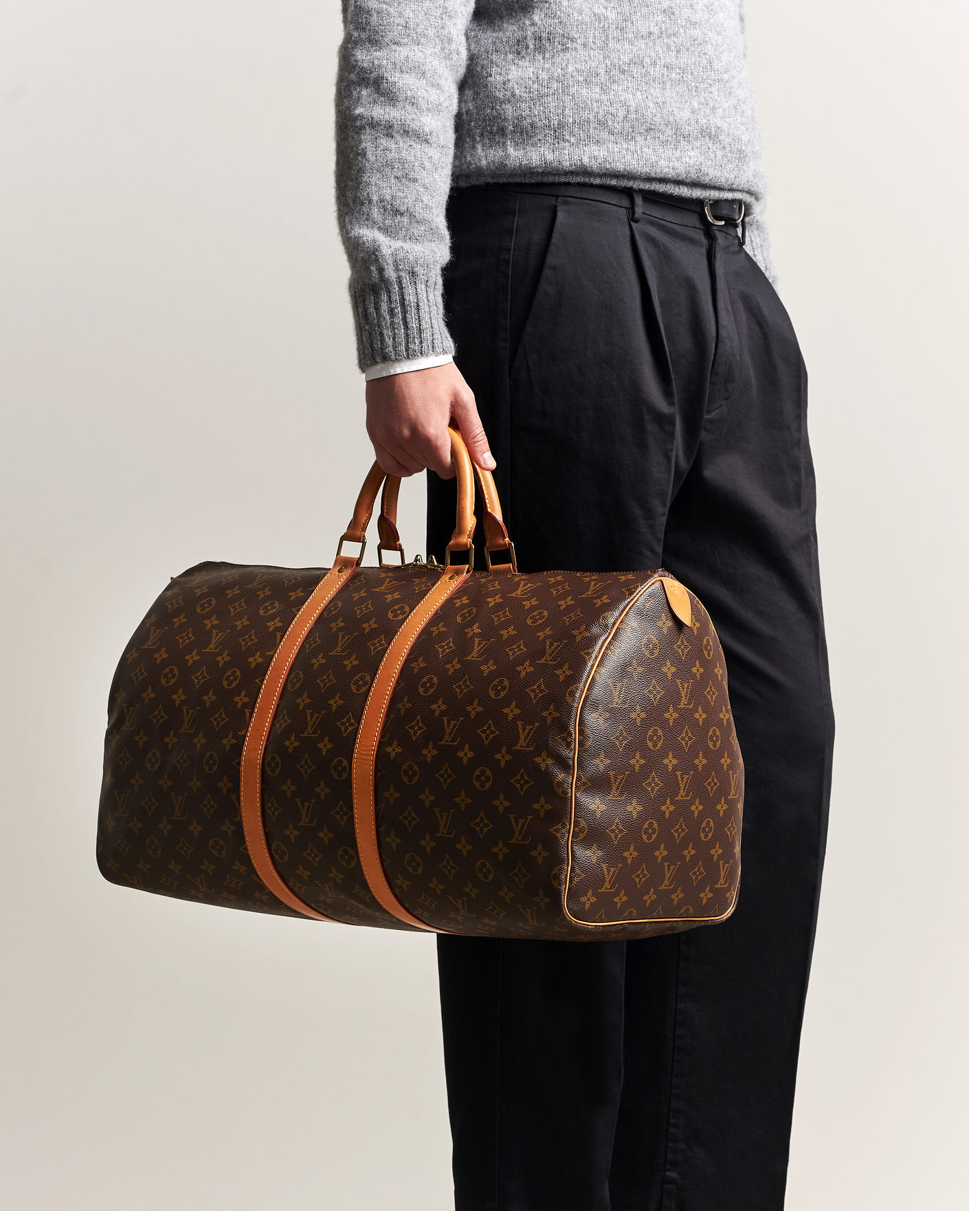 Uomini | Louis Vuitton Pre-Owned Keepall 55 Monogram  | Louis Vuitton Pre-Owned | Keepall 55 Monogram 